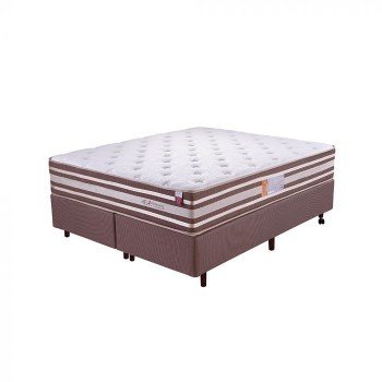 Conjunto Colchão Sensity + Cama Box 138X188X64